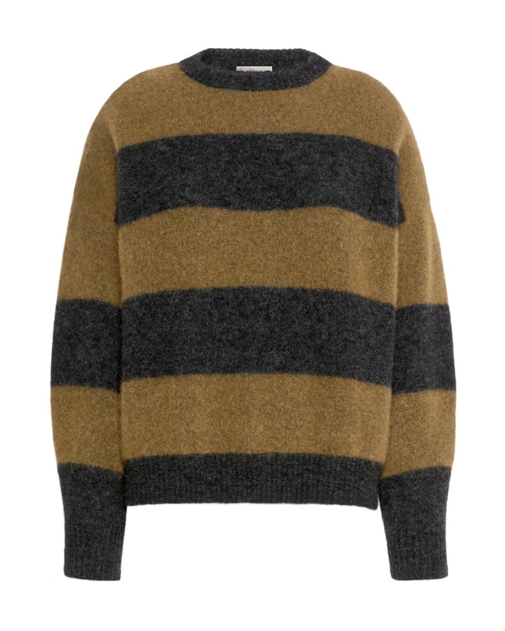 Weekend by Maxmara Green Tuono Striped Knitted Sweater