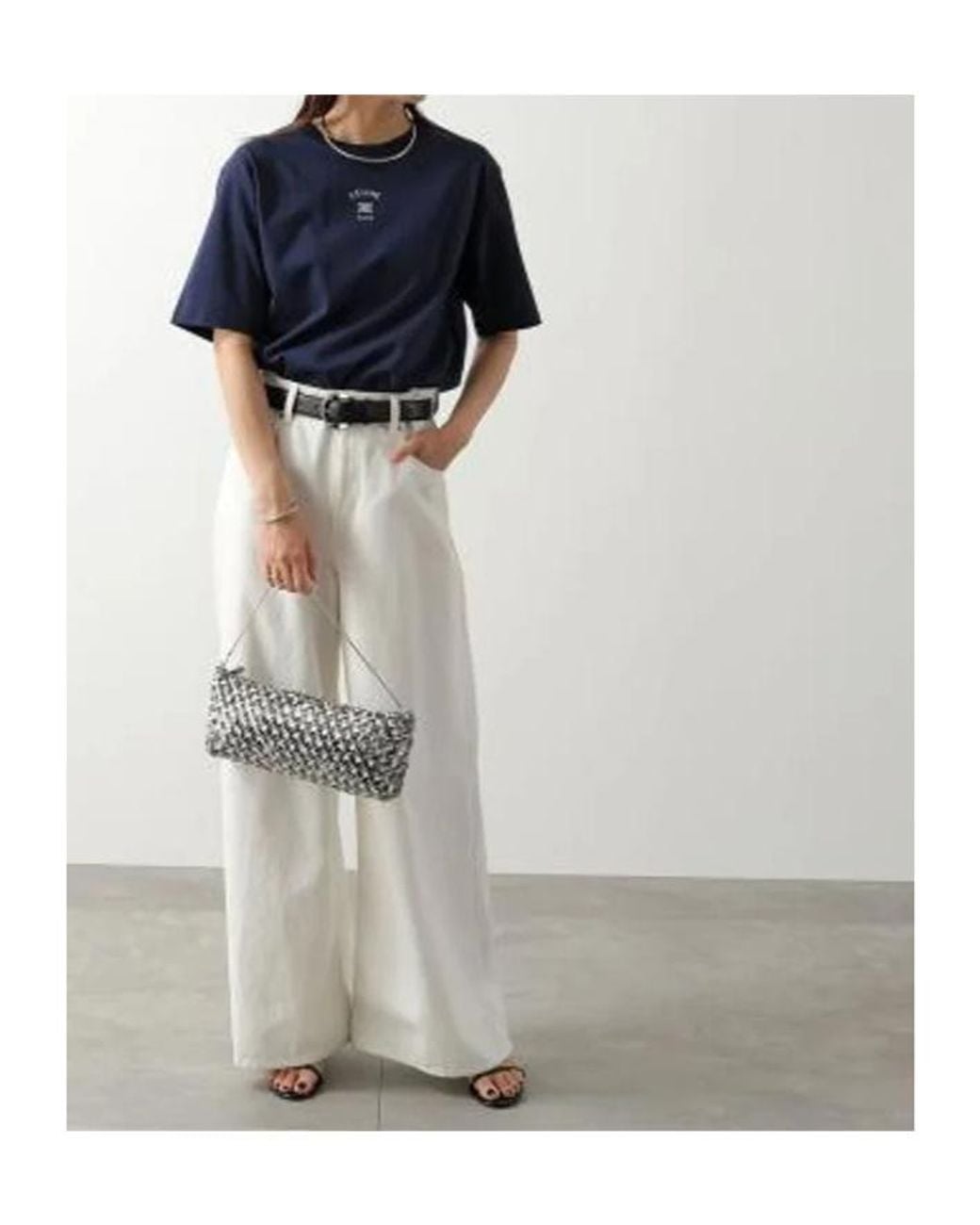 Céline Blue Loose T-Shirt