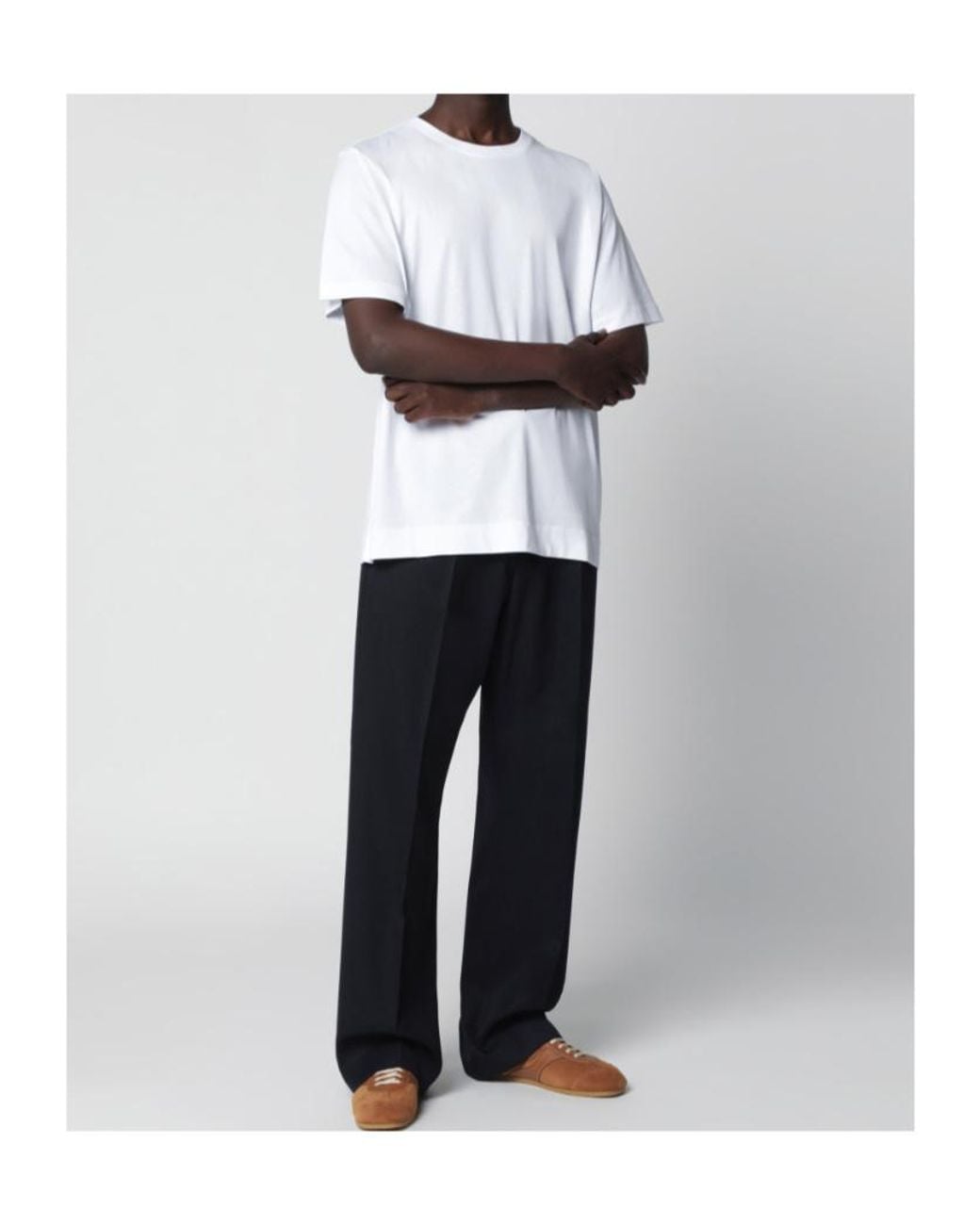 Dries Van Noten White Cotton T-Shirt for men