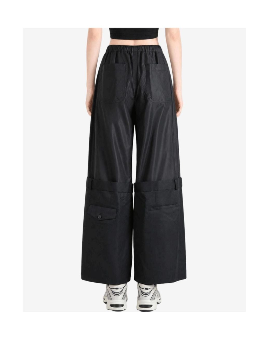 Comme des Garçons Gray Elastic-Waist Casual Trousers