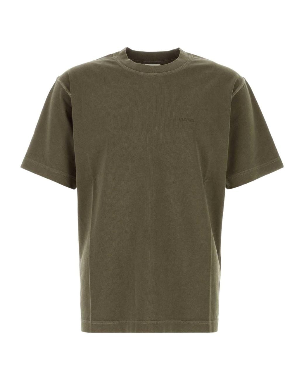 Closed Green Logo-Print T-Shirt for men