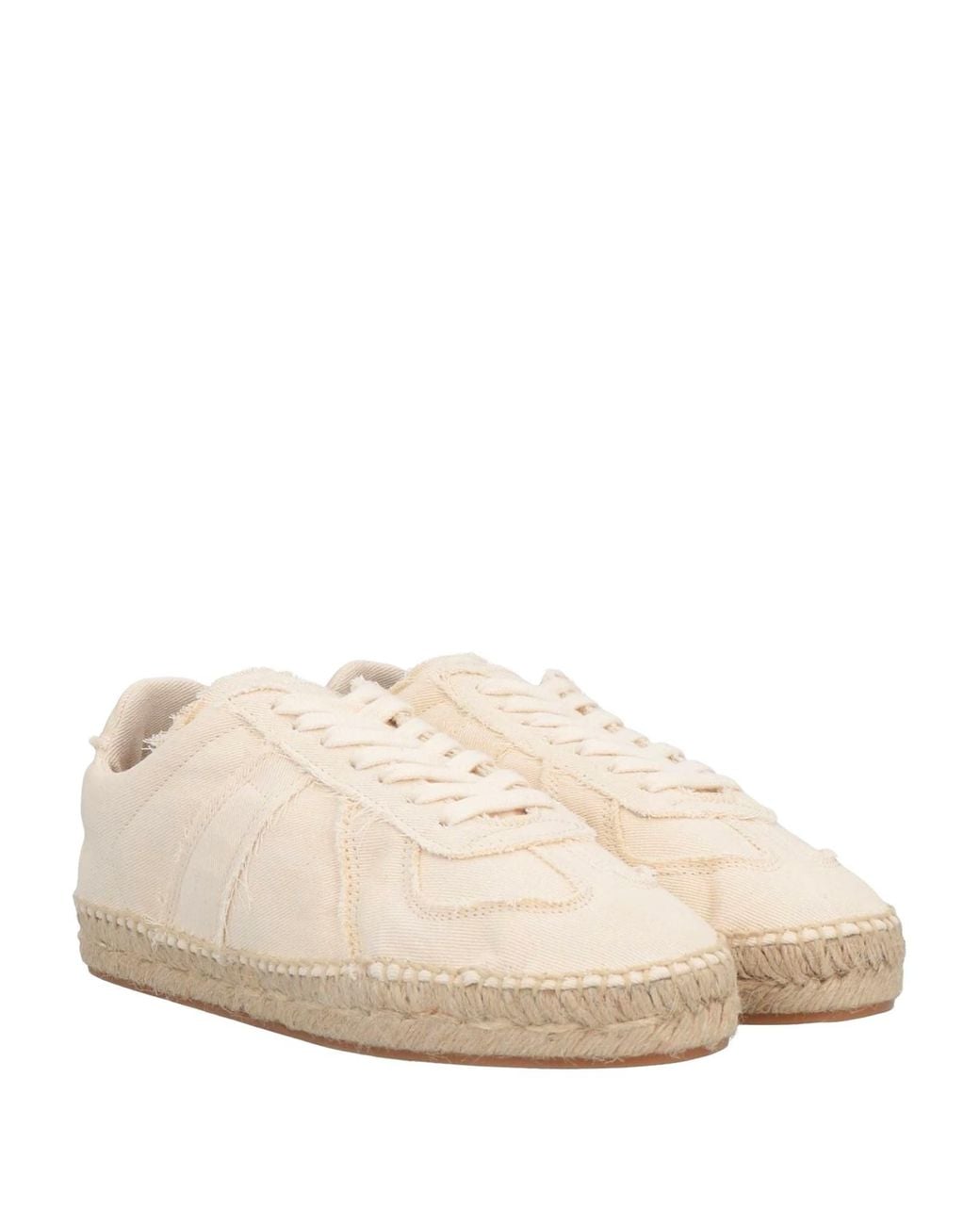 Maison Margiela Natural Minimal Solid Low-Top Casual Shoes