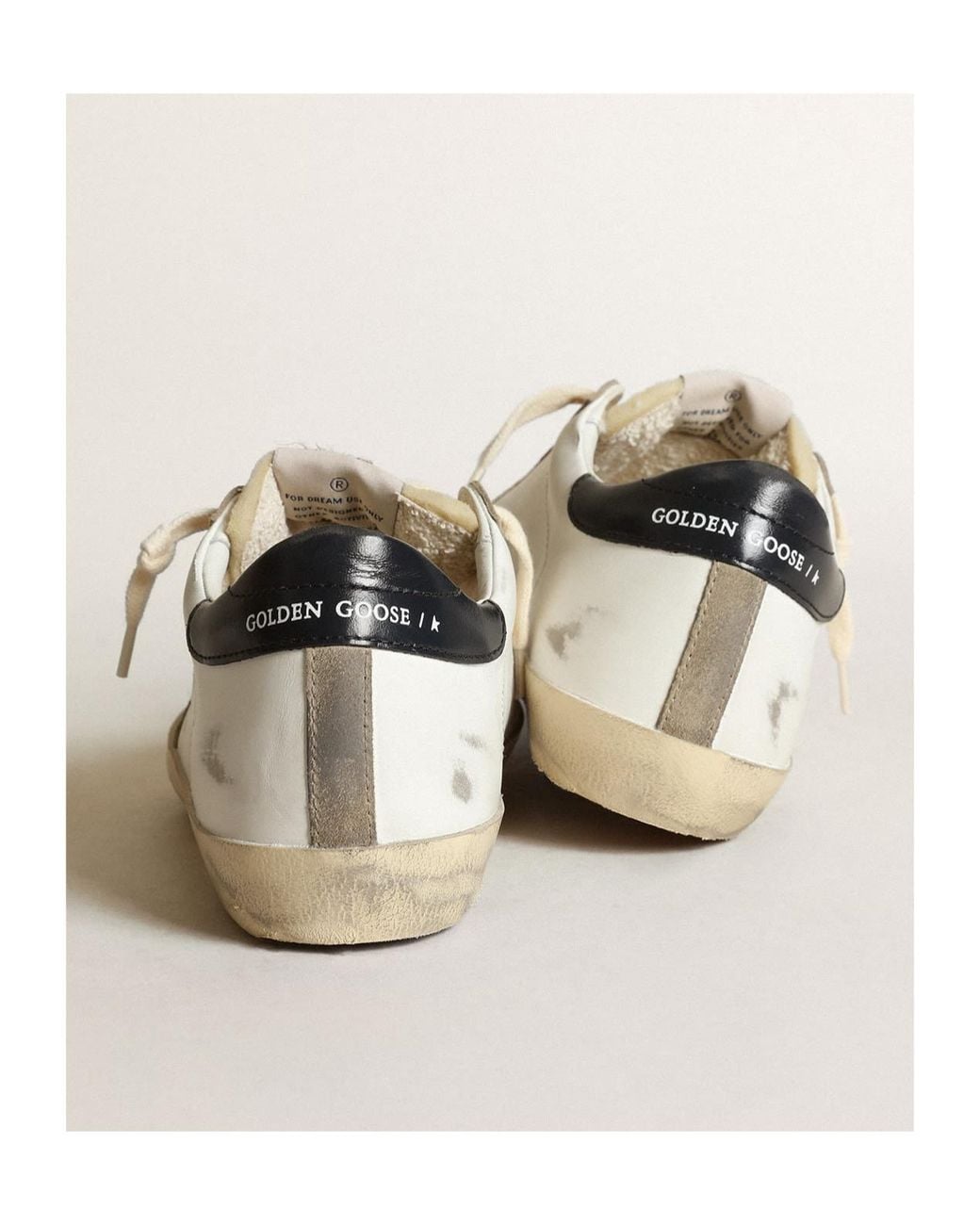 Golden Goose Deluxe Brand White Super Star Skate Lace-Up Sneakers