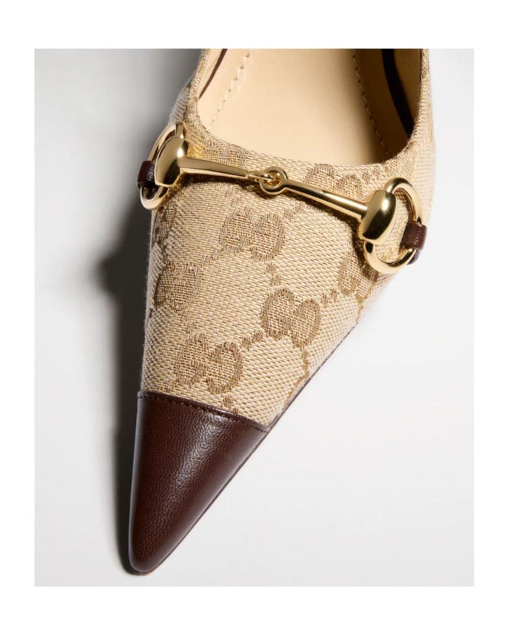 Gucci Metallic Donna Slingback Pumps
