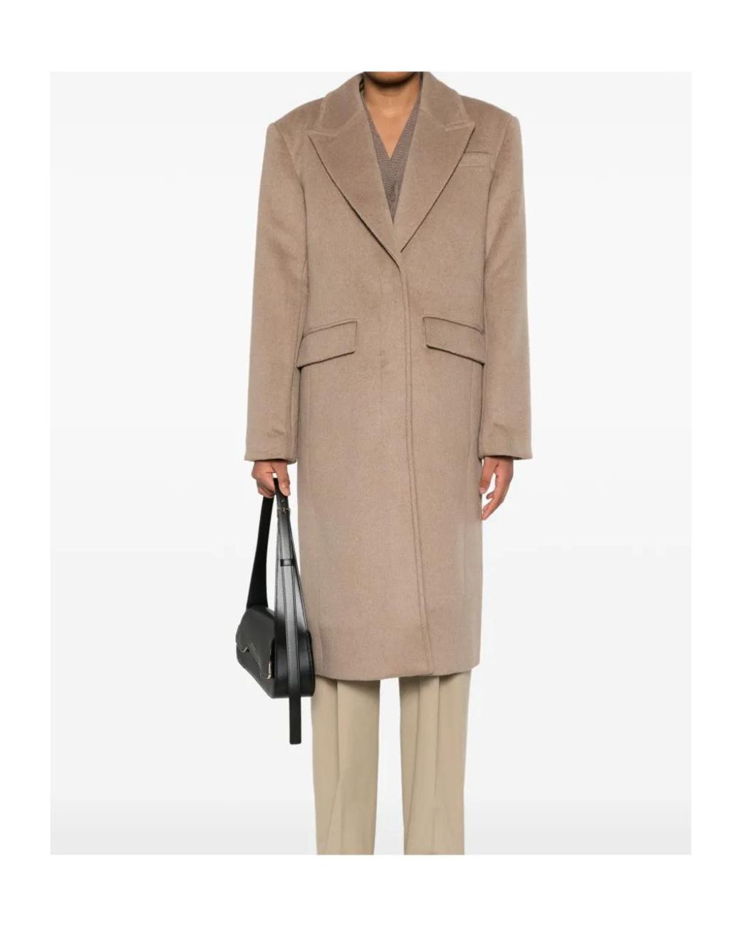 REMAIN Birger Natural Brushed Coat