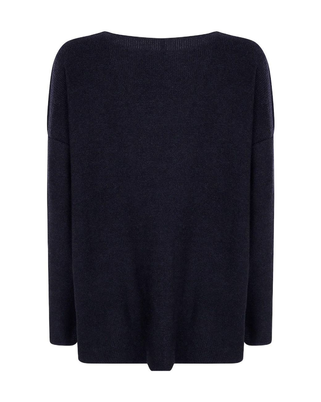 Daniela Gregis Blue Boatneck Pocket Knitted Sweater