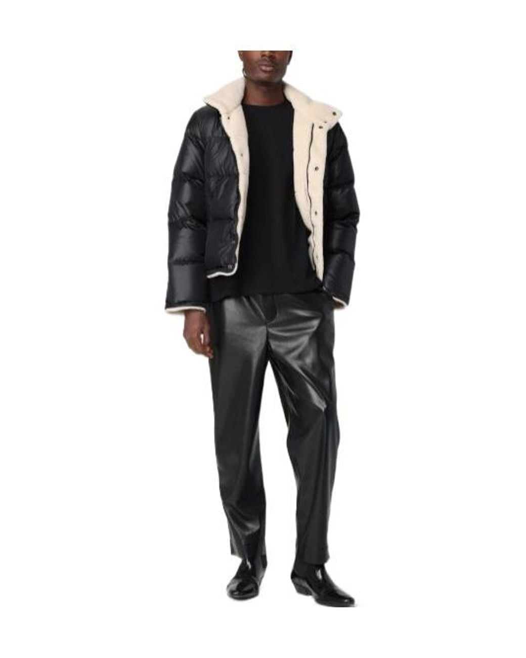 Saint Laurent Black Down Puffer Jacket for men