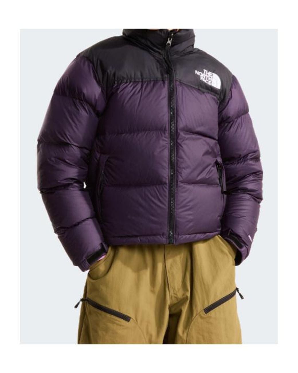 The North Face Purple Zip Padded Jacket