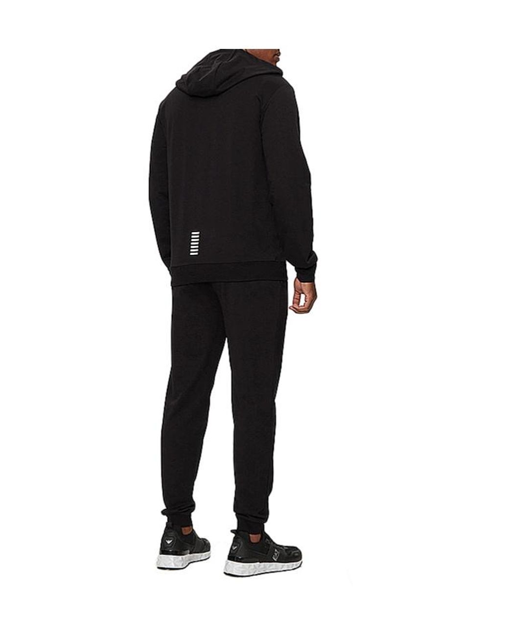 EA7 Blue Two Piece Jersey Tracksuit Set for men