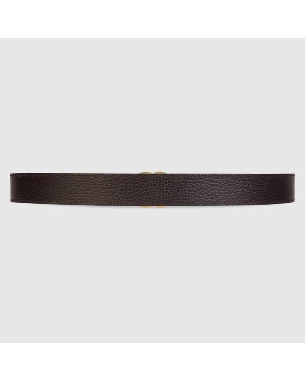 Gucci White Gg Marmont Reversible Belt for men