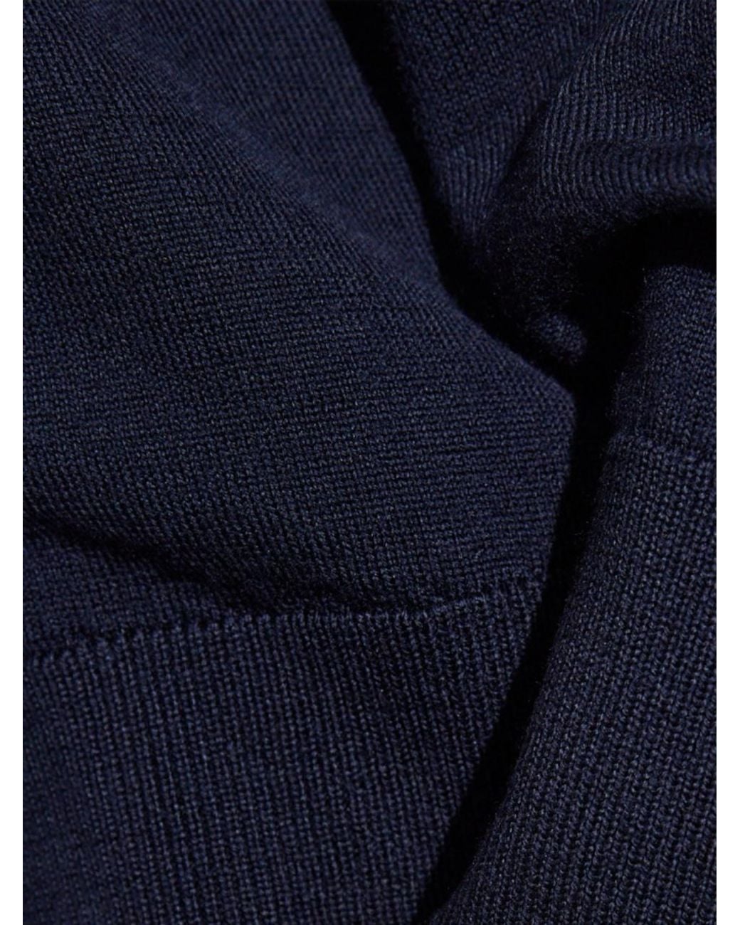 Bottega Veneta Blue High Neck Knitted Jumper