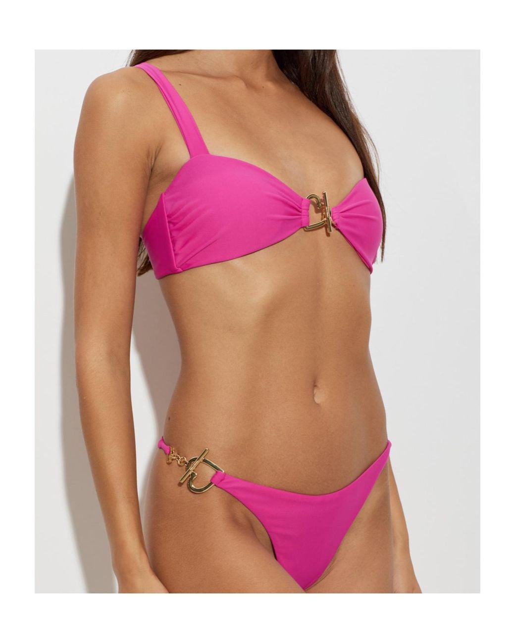 Moschino Pink Bikini Top