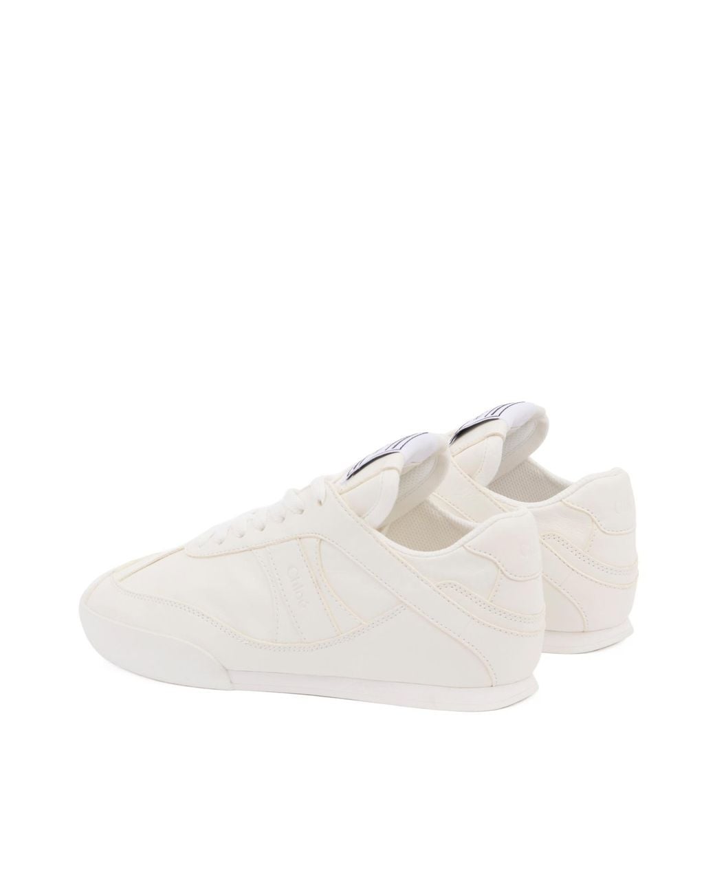 Chloé White Chloé Kick Low-Top Sneakers
