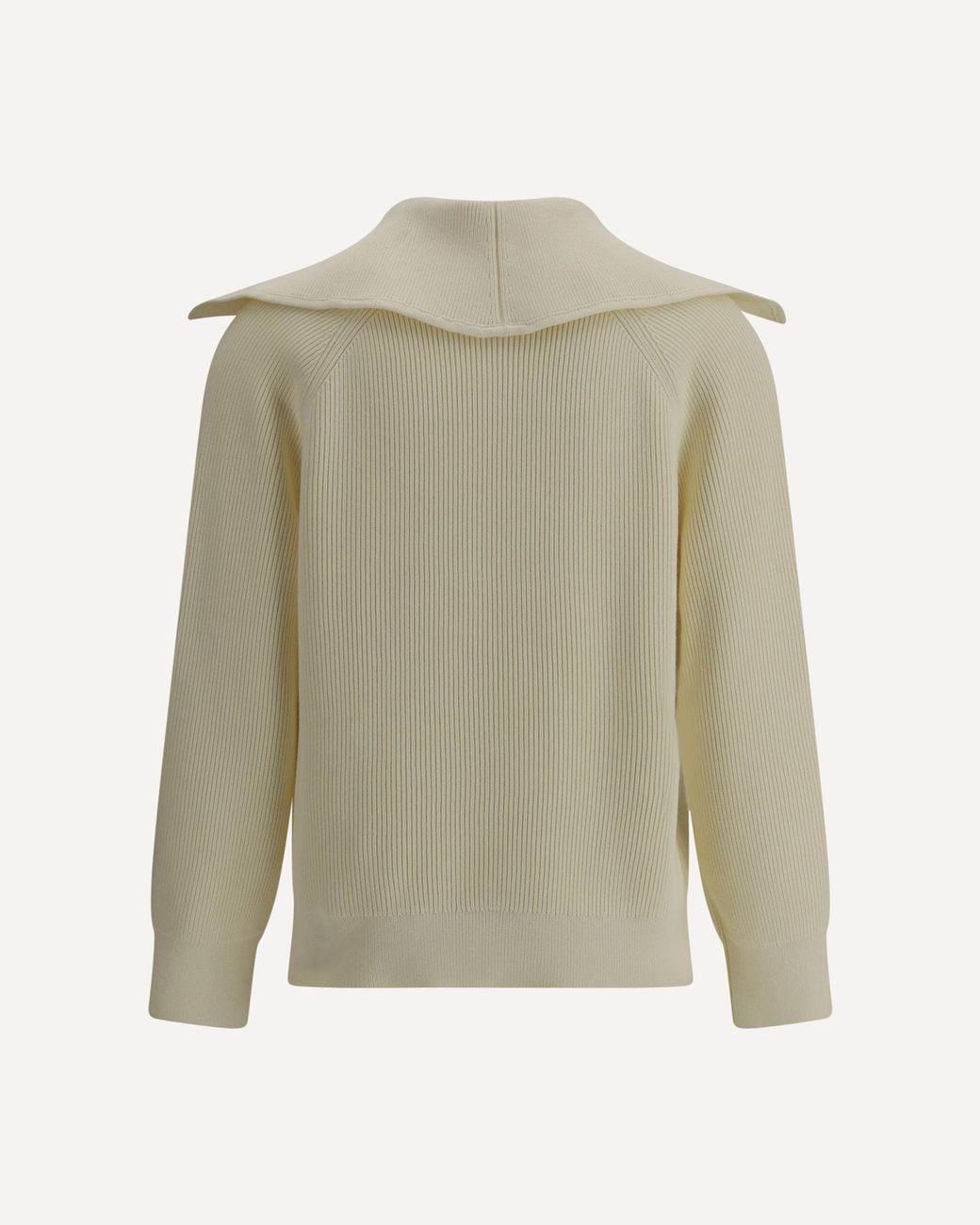 Bottega Veneta Natural Long Sleeved Knitted Cardigan