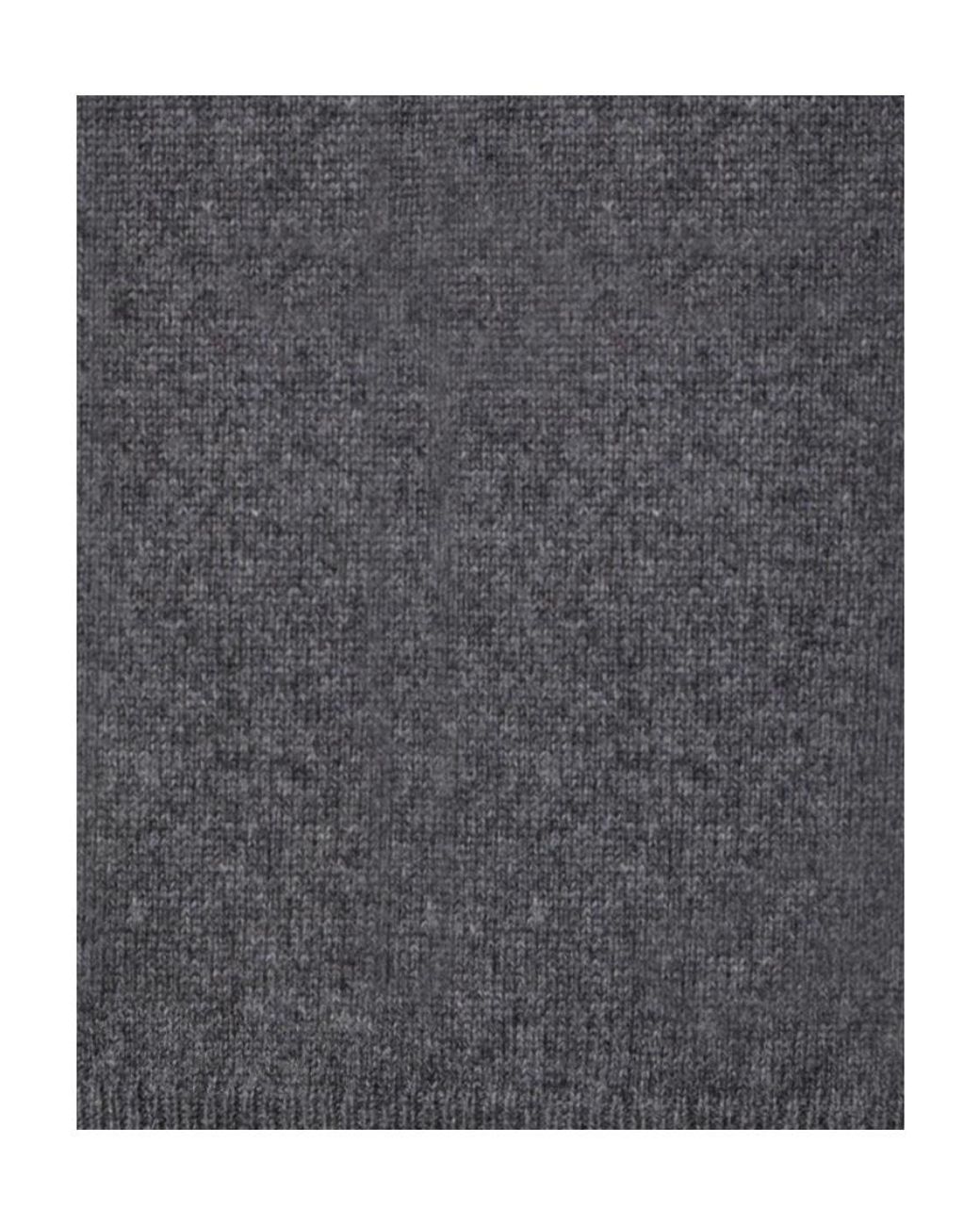 Maison Margiela Blue Eco Cashmere High-Neck Sweater