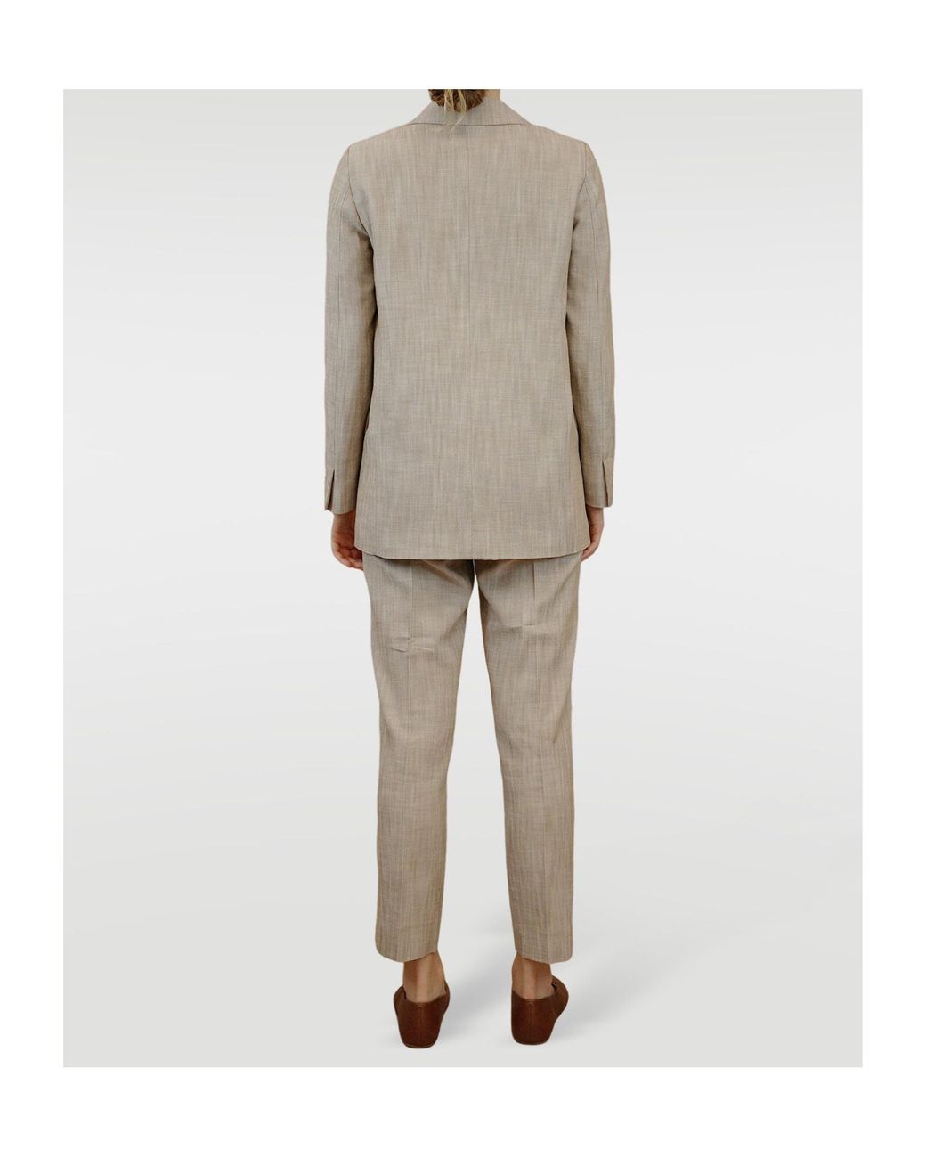 iBlues Natural Single Button Blazer