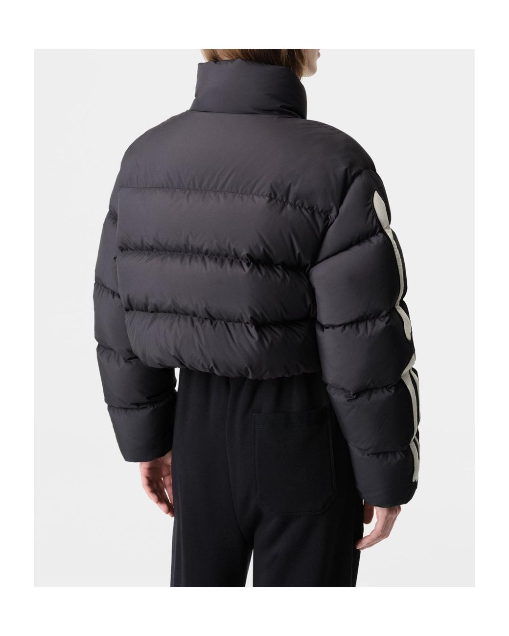 Amiri Black Copped Padded Jacket