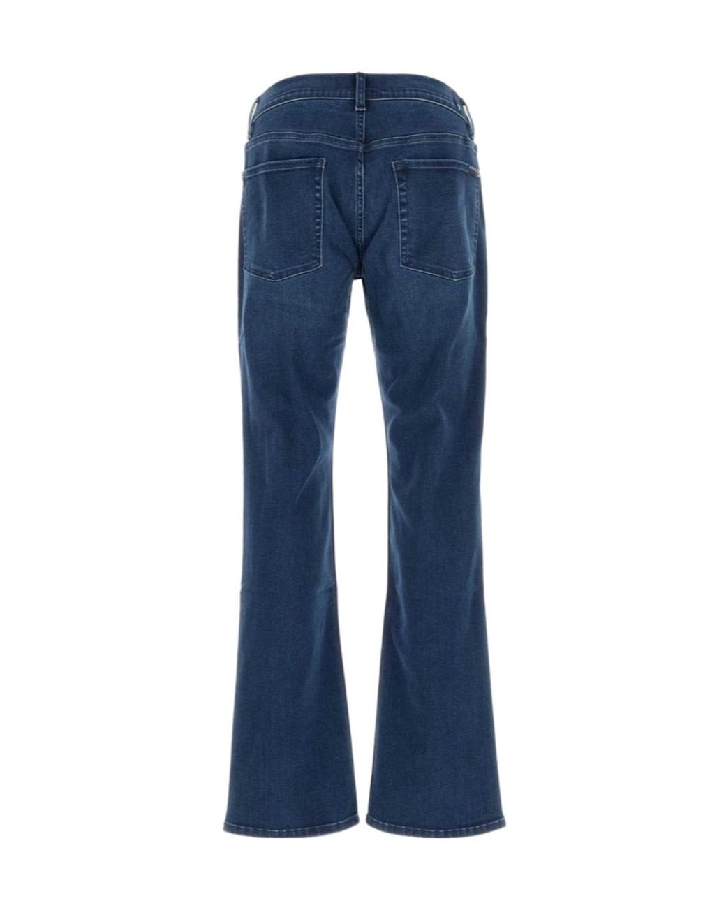 7 For All Mankind Blue Bootcut Jeans for men