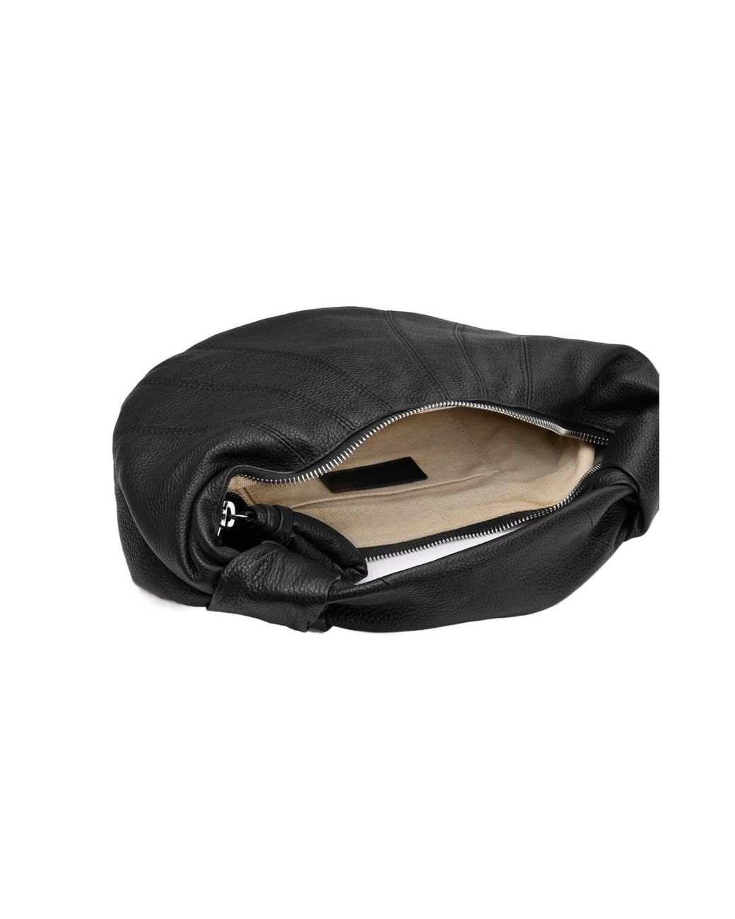 Lemaire Black Fortune Croissant Mini Top Handle Bag