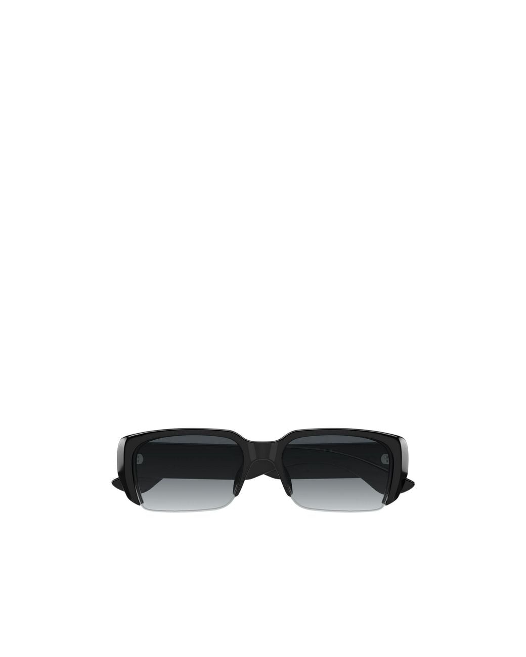McQueen White Eyewear Rectangle Frame Sunglasses for men