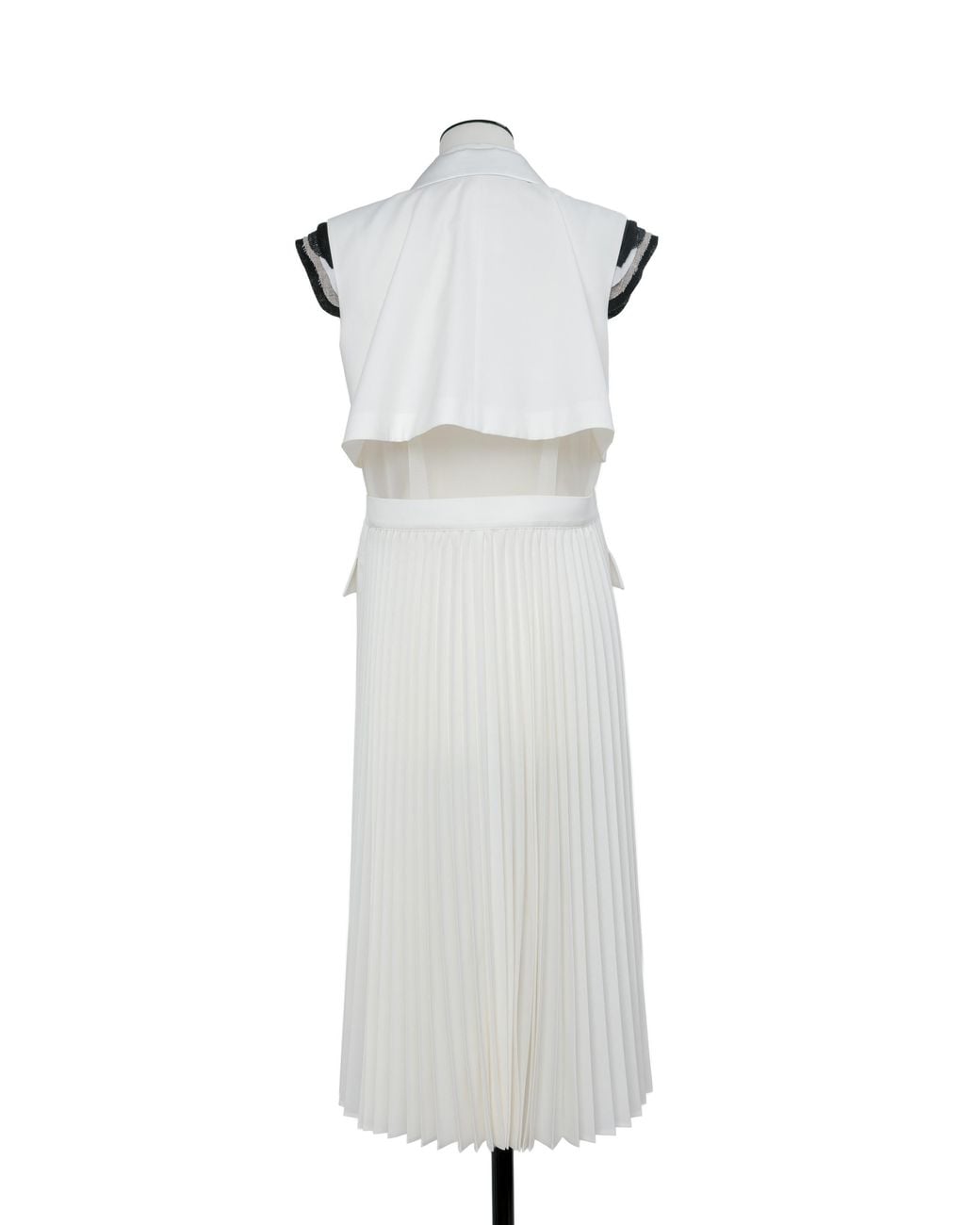 Sacai White Sleeveless Suit Vest