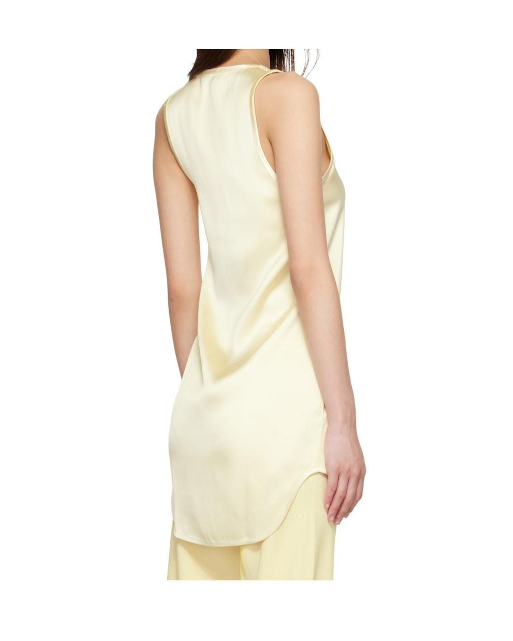 Wardrobe NYC Natural Scoop-Neck Tank Top