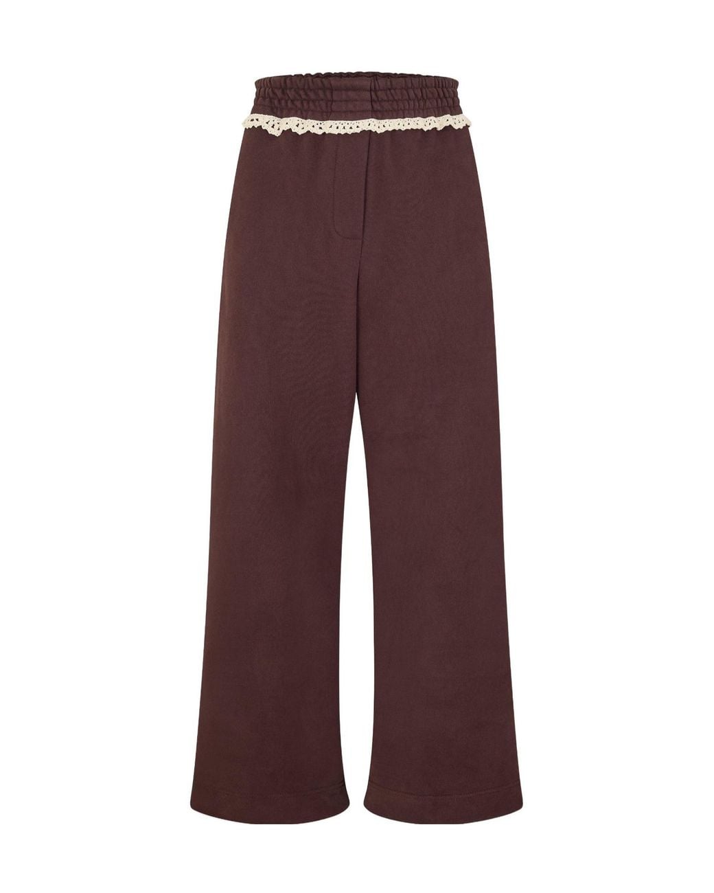 Magda Butrym Purple Wide-Leg Trousers