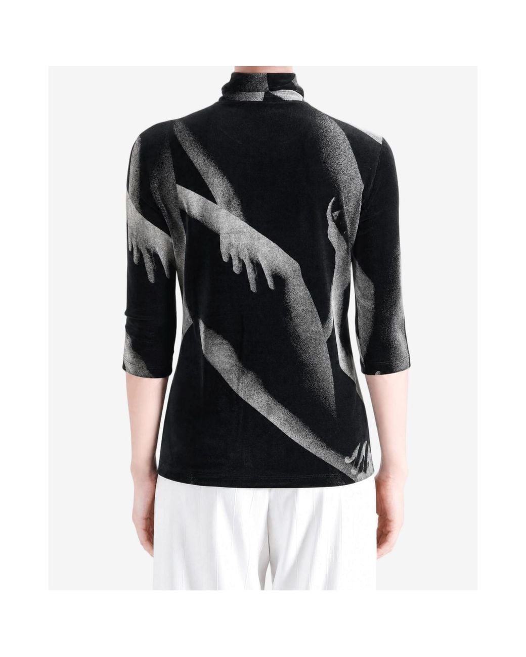Issey Miyake Black Long-Sleeved Shirt