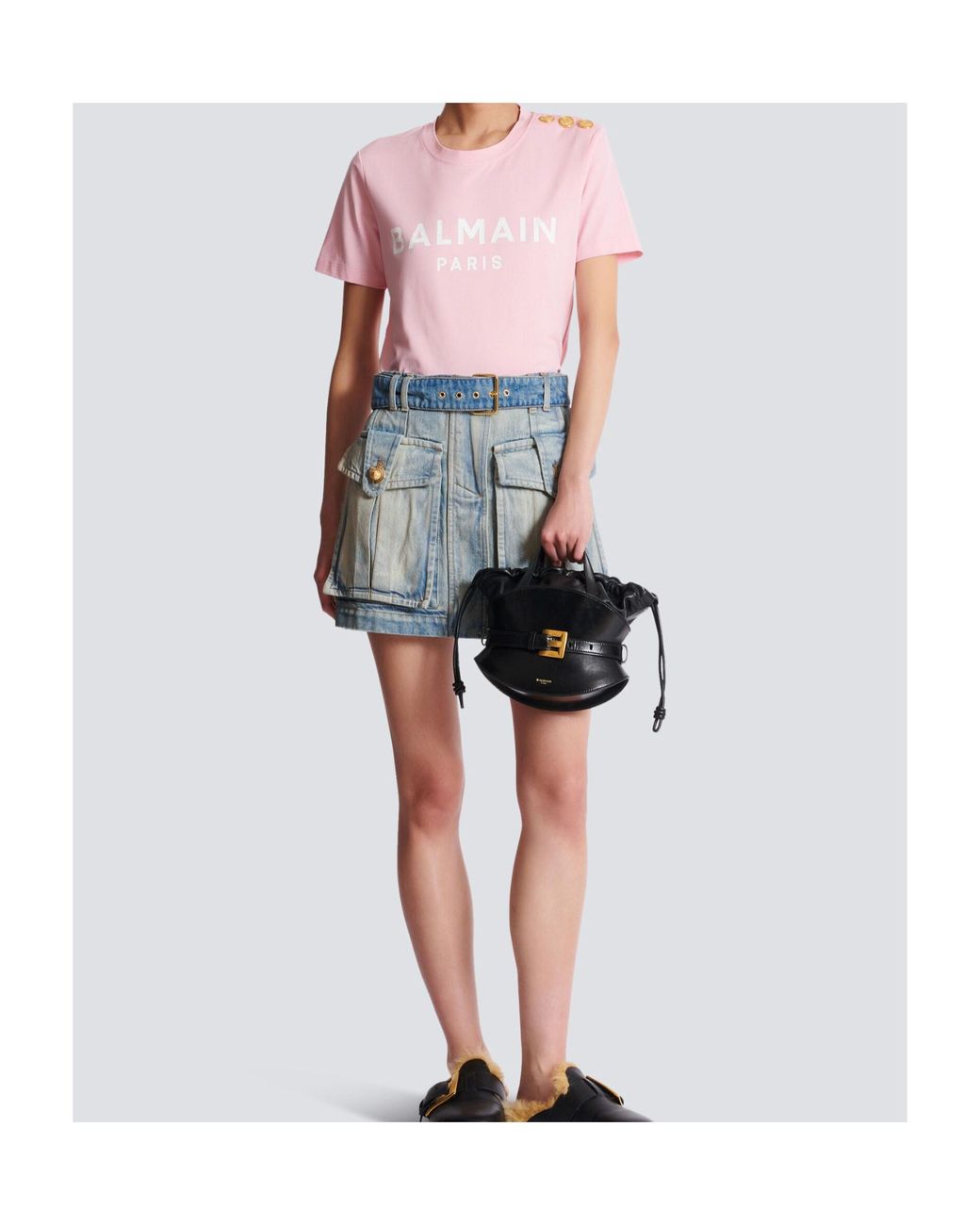 Balmain Pink T-Shirts