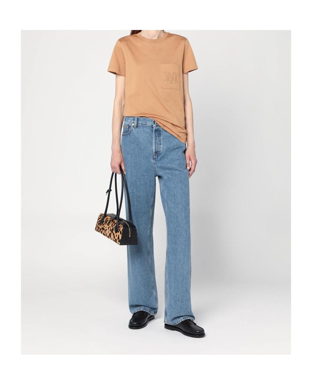Max Mara Blue Short-Sleeved T-Shirt