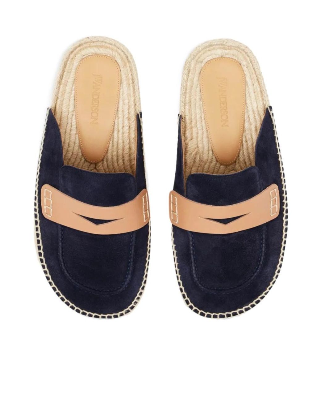 J.W. Anderson Blue Suede Espadrilles