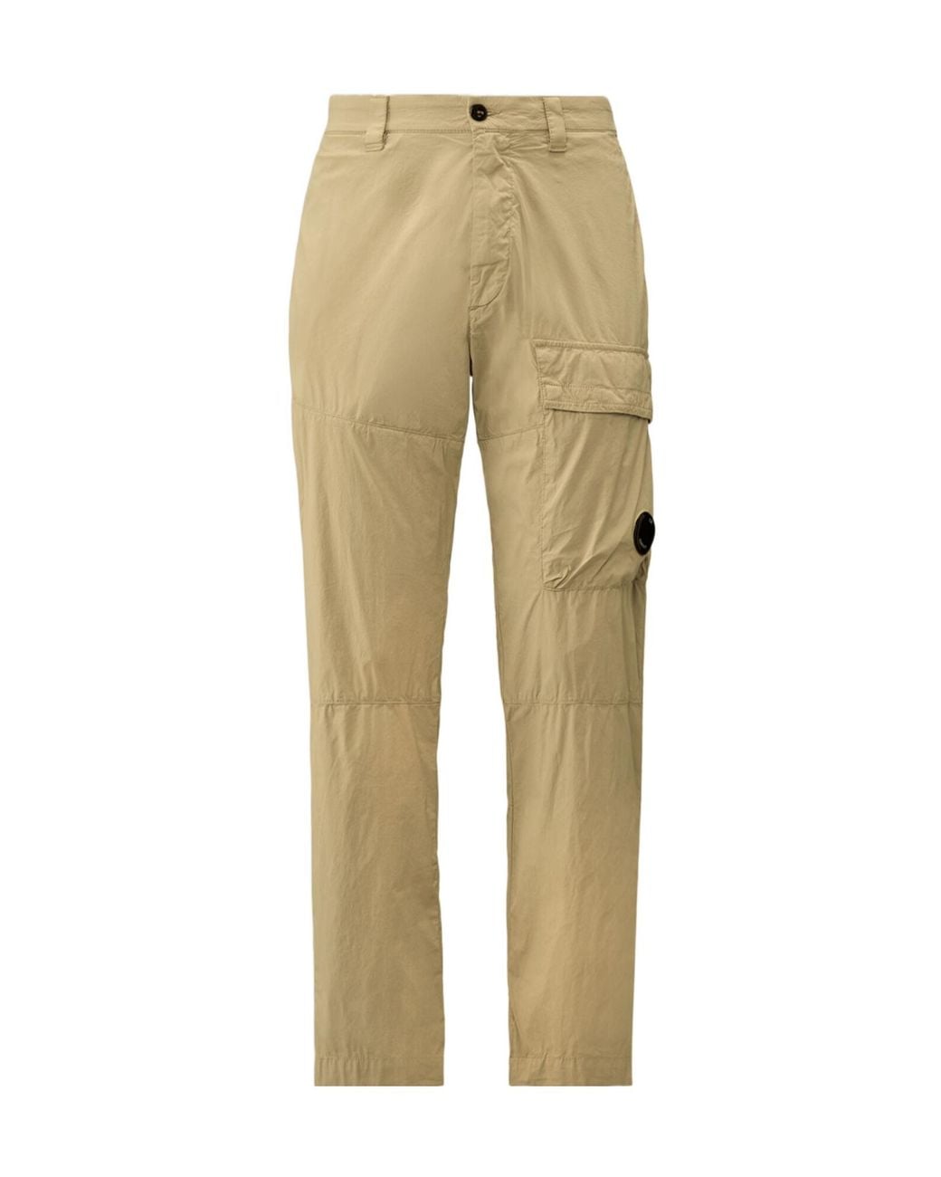 C P Company Natural Tapered Cargo Trousers for men