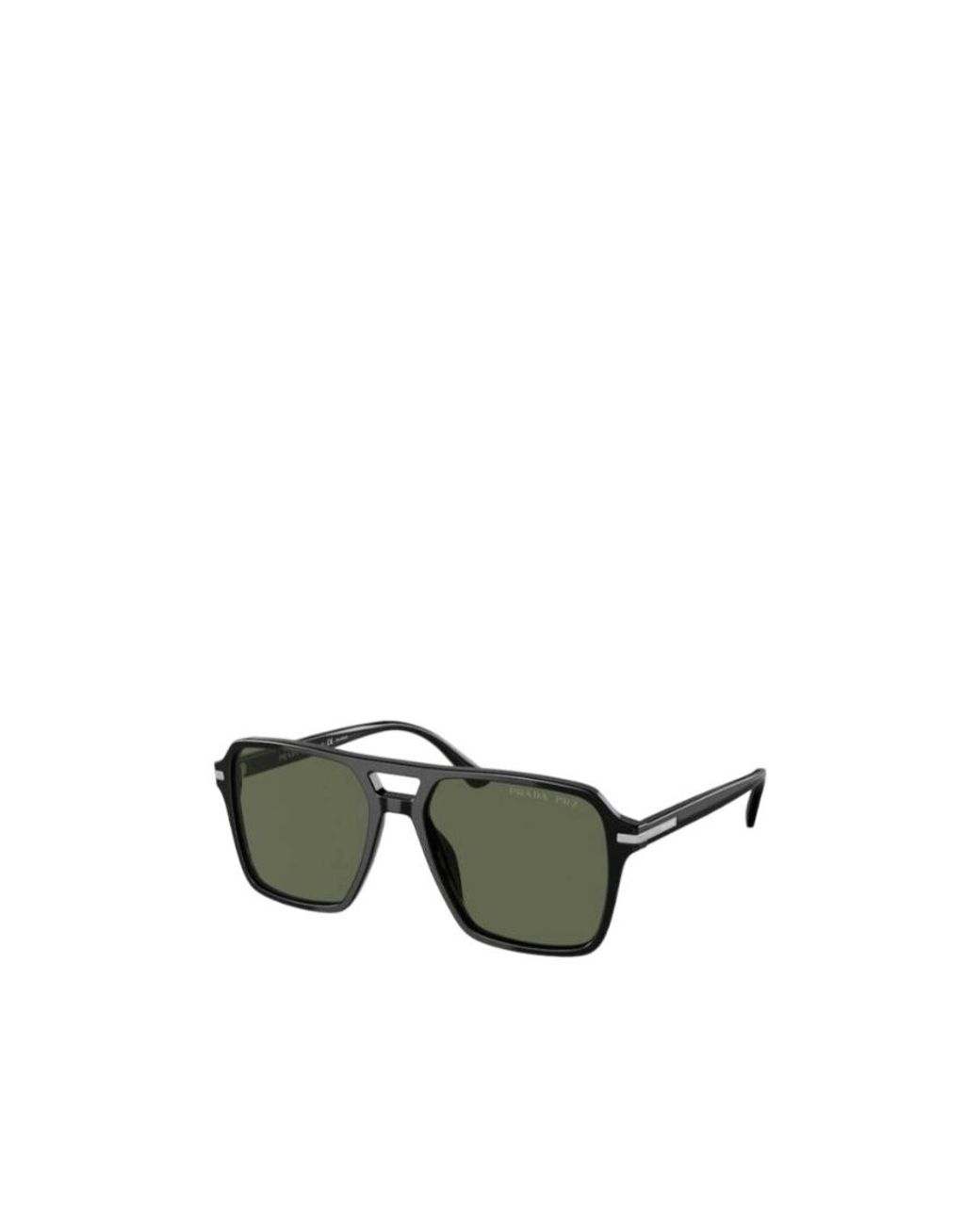 Prada Metallic Eyewear Square Frame Sunglasses for men