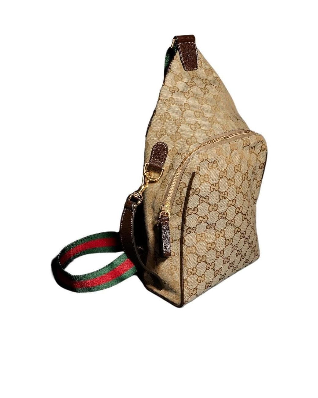Gucci White Medium Crossbody Sling Bag for men