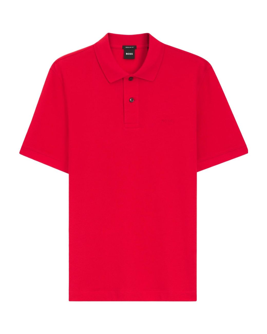 Boss Red Button Polo Shirt for men