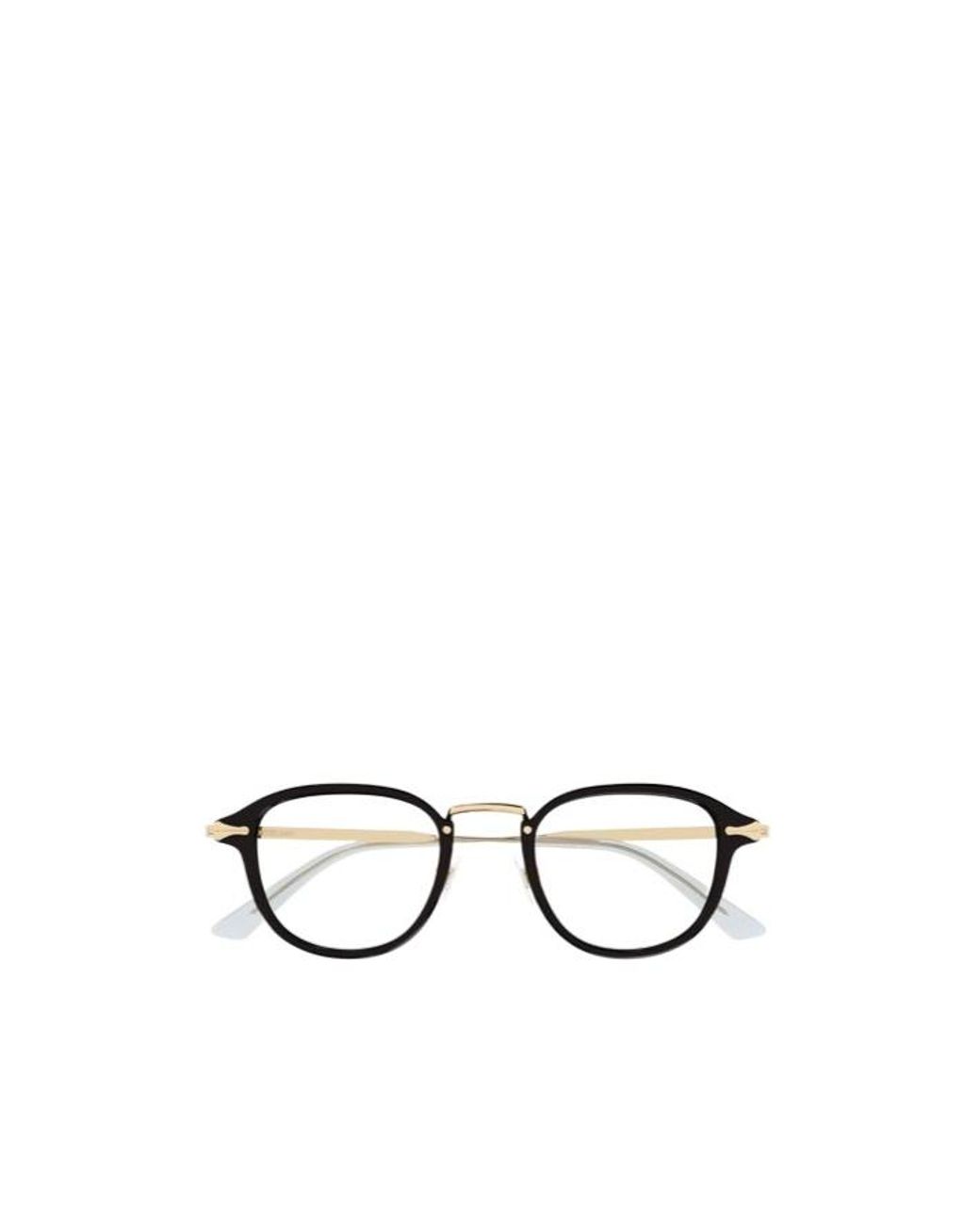 Montblanc White Eyewear Square Frame Glasses for men