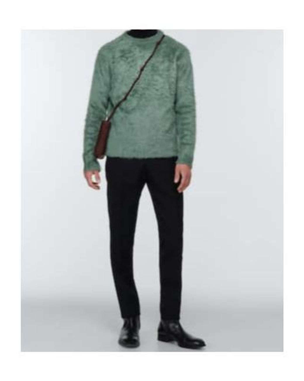 Jil Sander Blue Slim Wool Pants for men