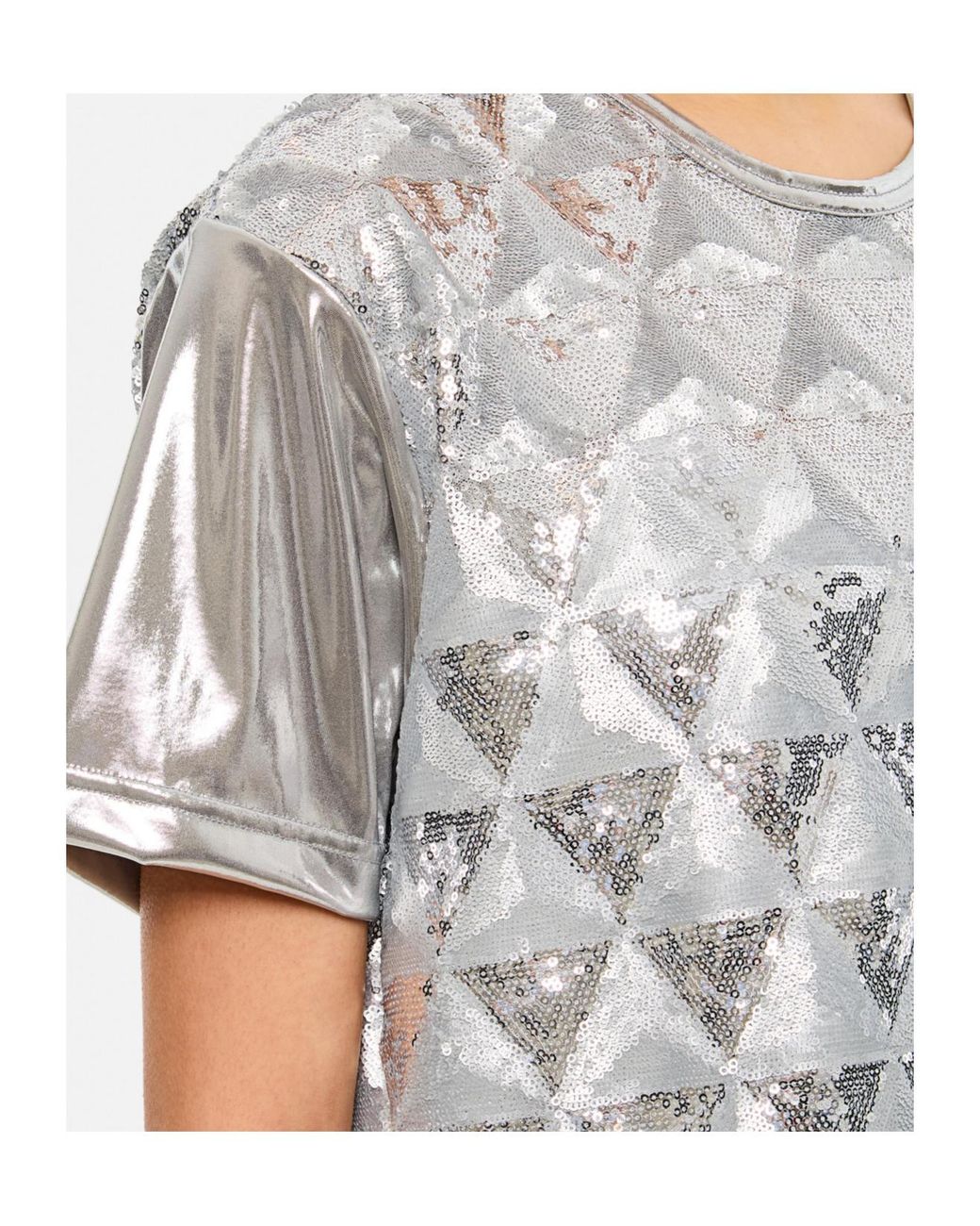 Junya Watanabe Gray Short-Sleeved Crewneck T-Shirt