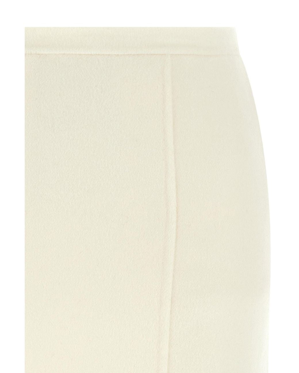 Loulou de Saison Natural Judy Front-Slit Midi Skirt