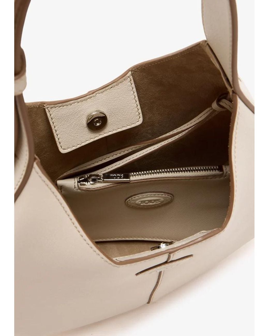 Tod's Natural Di Bag Hobo Mini Shoulder Bag