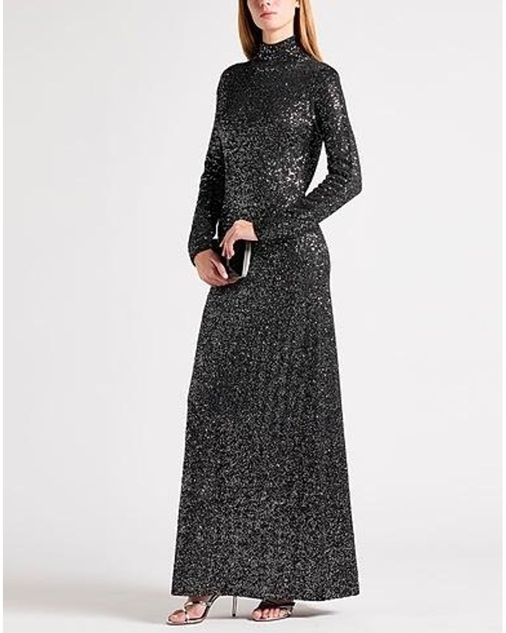 Rag & Bone Black Sequined Knitted Dress