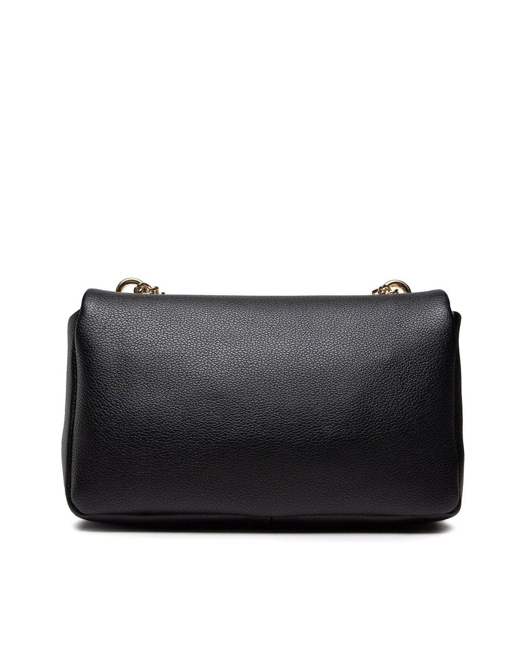 Moschino Black Logo-Embellished Shoulder Bag