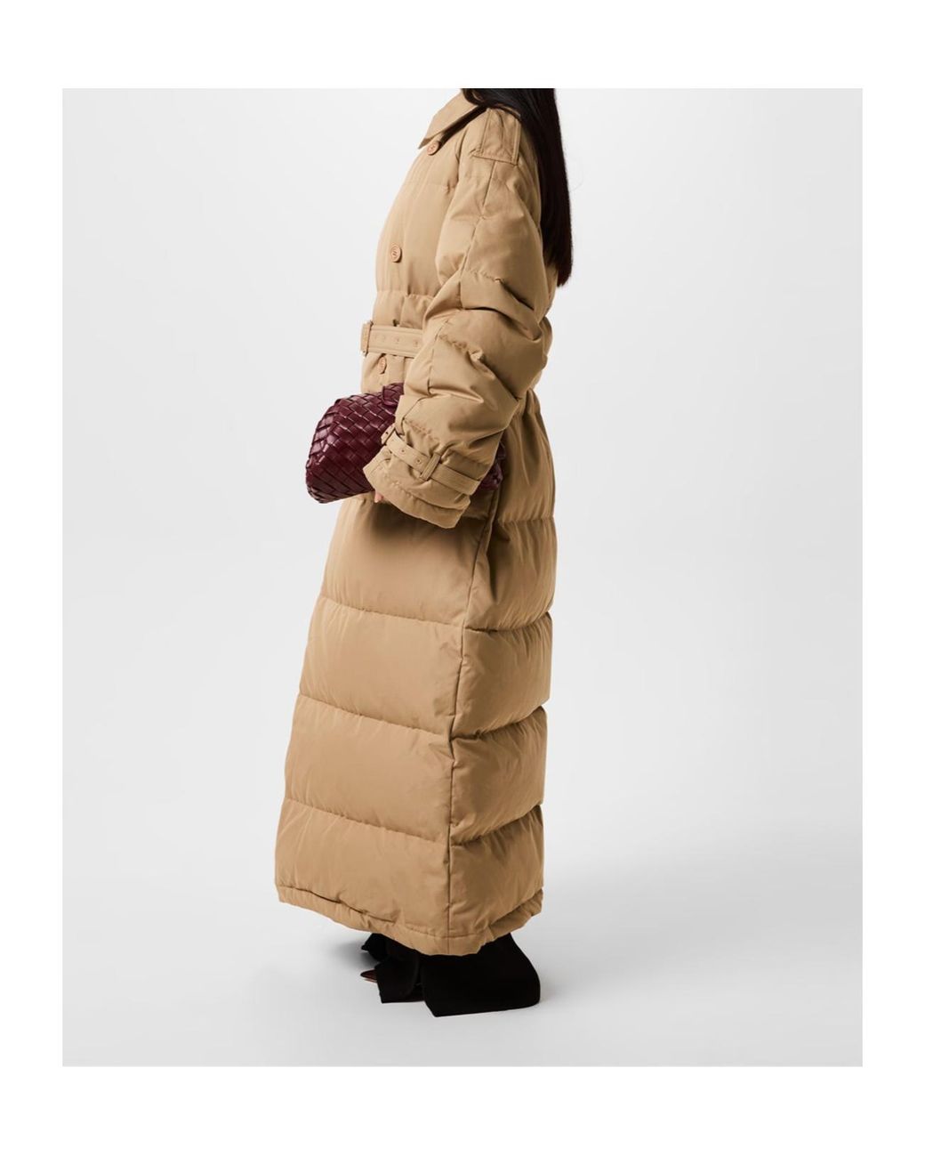 Vetements Natural Puffer Trench Coat