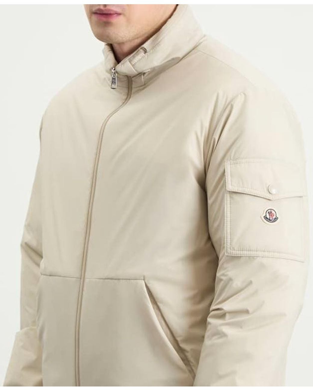 Moncler Natural Breezes Cropped Padded Jacket for men