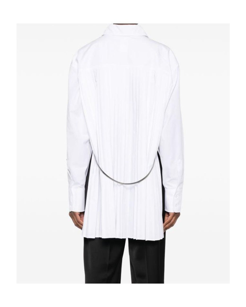 Sportmax White Nespola Long-Sleeved Shirt