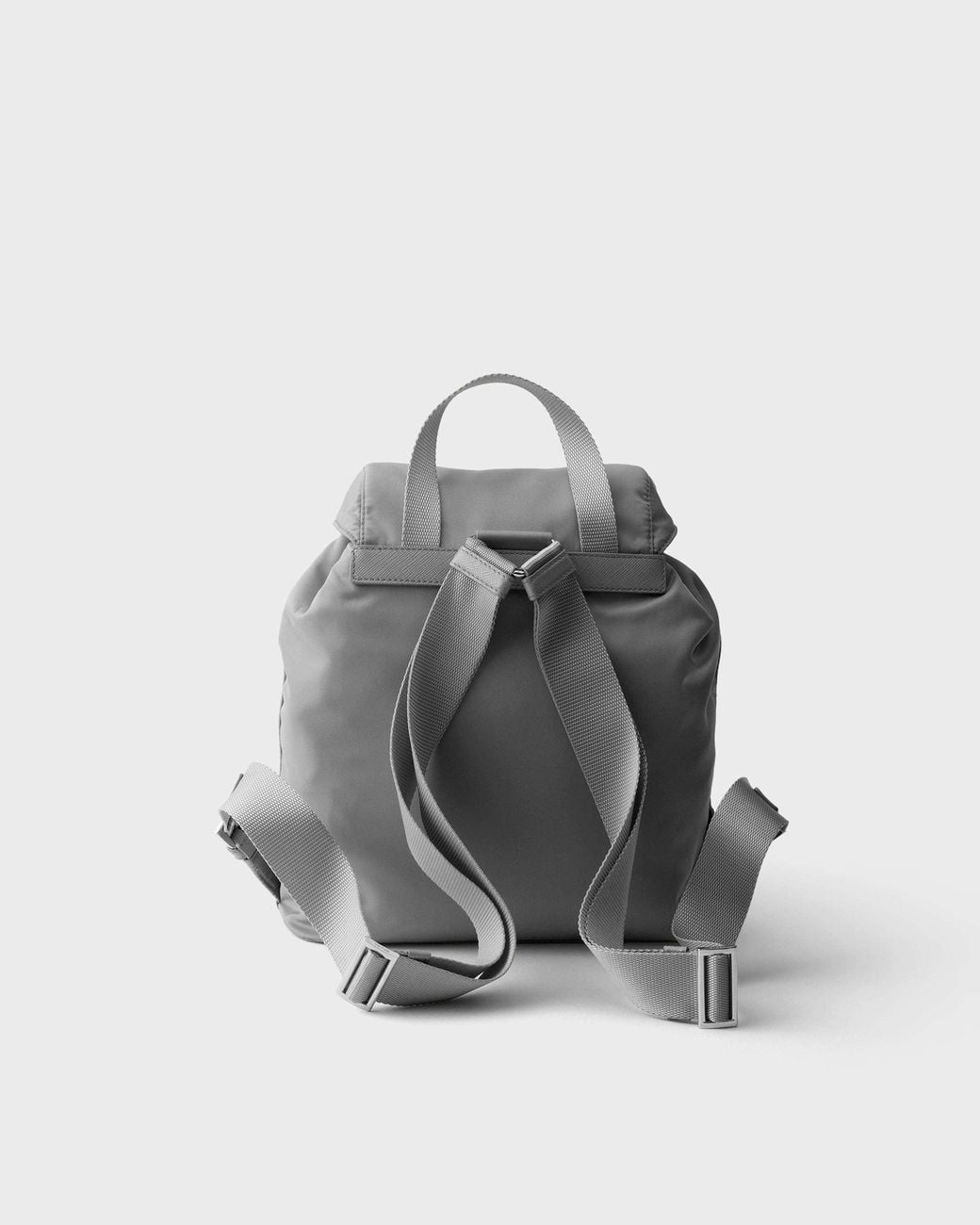 Prada Gray Small Re-Nylon Backpack
