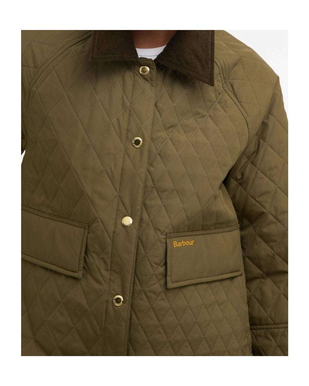 Barbour Green Kirby Quilted Jacket