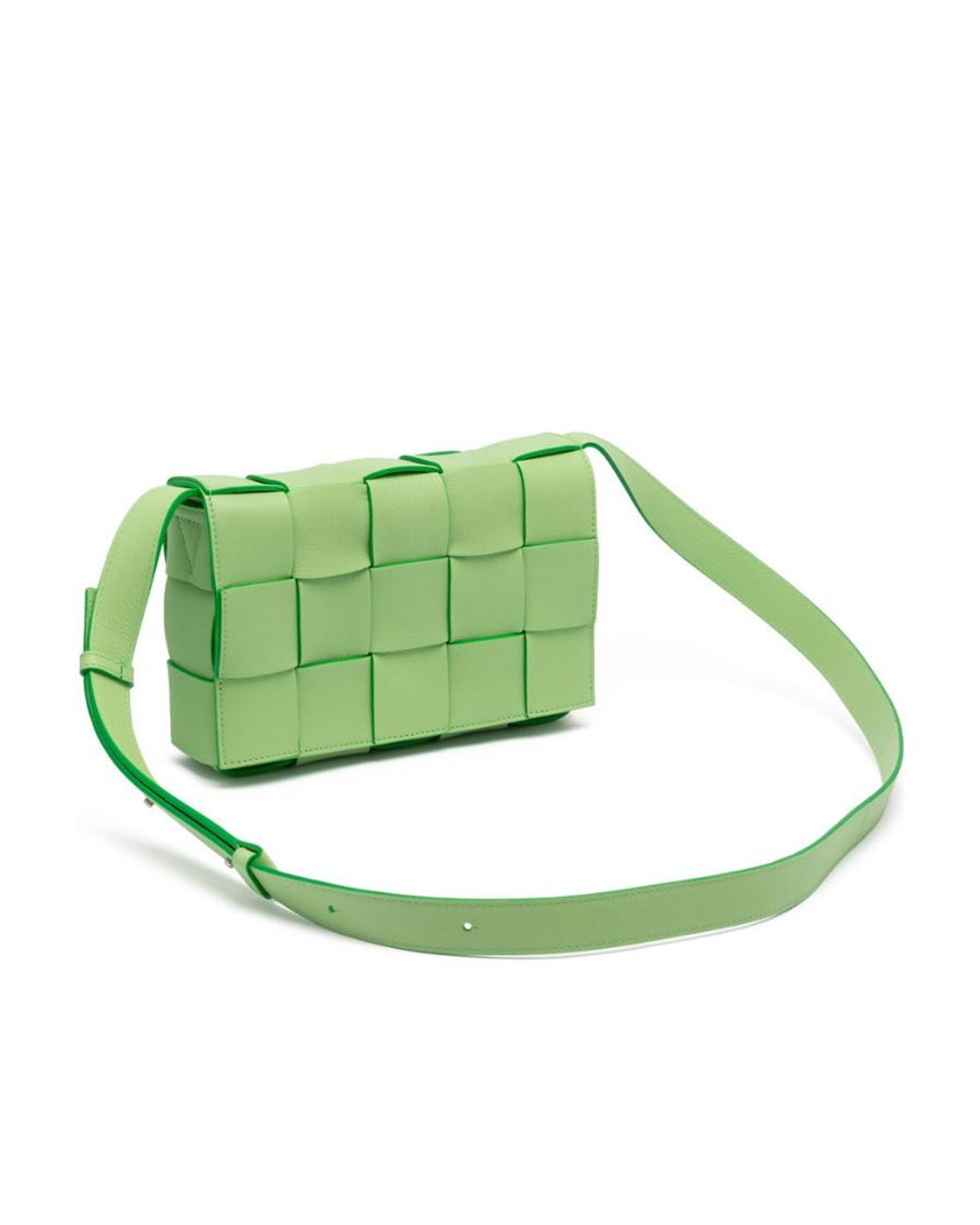 Bottega Veneta Green Cassette Crossbody Bag