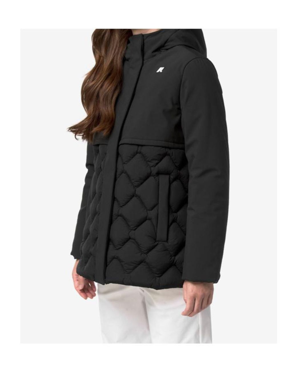 K-Way Black Siphane Hybrid Warm Shell Jacket