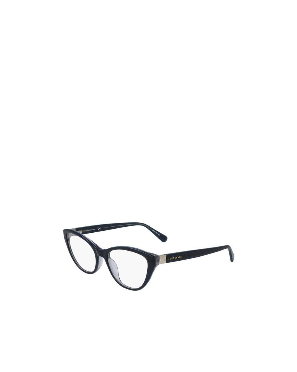 Longchamp White Cat-Eye Frame Glasses